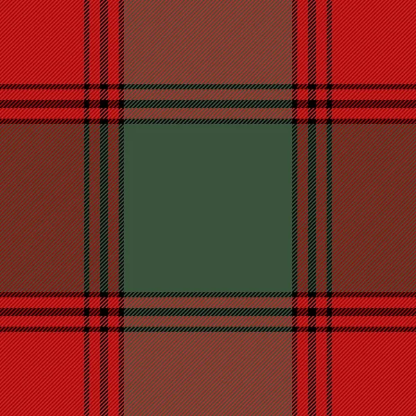 Natal Ano Novo Xadrez Tartan Padrão Escocês Gaiola Vermelha Preta — Vetor de Stock