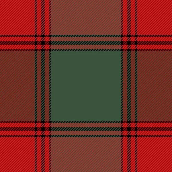 Jul Och Nyår Tartan Rutig Skotskt Mönster Röd Svart Och — Stock vektor