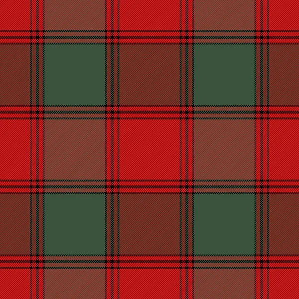 Jul Och Nyår Tartan Rutig Skotskt Mönster Röd Svart Och — Stock vektor