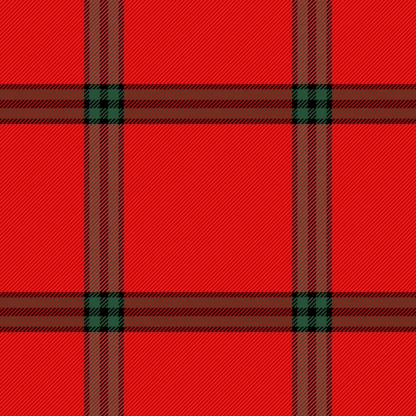 Noel Yeni Yıl Ekose Kumaşı Skoç Desenli Kırmızı Siyah Yeşil — Stok Vektör