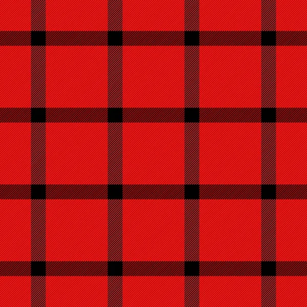 圣诞节和新年格子呢格子呢 苏格兰的图案是红色 黑色和笼形的 苏格兰笼传统苏格兰格调背景 无缝布质感 矢量说明 — 图库矢量图片
