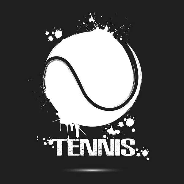 Icono Pelota Tenis Bola Tenis Abstracta Para Logotipo Diseño Emblema — Vector de stock