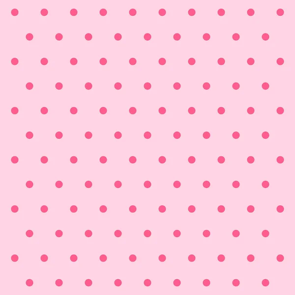 Valentines Day Pattern Polka Dots Template Background Pink Red Polka — Stock Vector