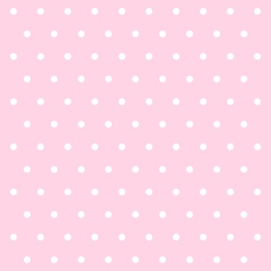 Sevgililer günü polka noktaları. Pembe ve kırmızı benekli şablon arkaplan. Kusursuz kumaş dokusu. Vektör illüstrasyonu