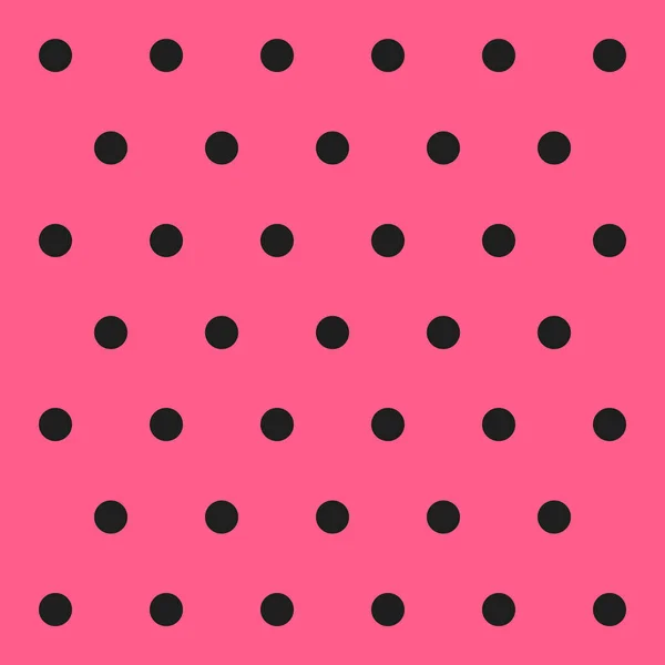 День Святого Валентина Узор Горошек Template Background Pink Black Polka — стоковый вектор