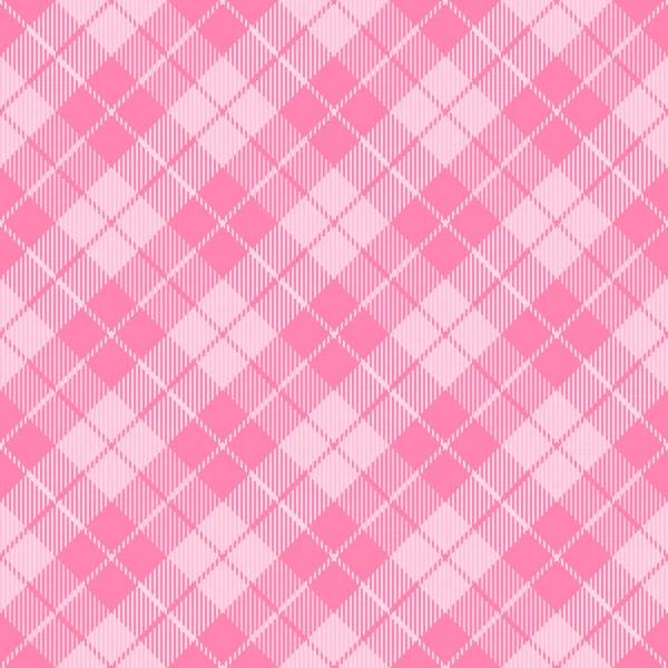 情人节的对角格子呢格子呢 苏格兰模式的粉红色和黑色笼 苏格兰笼传统苏格兰格调背景 无缝布质感 矢量说明 — 图库矢量图片