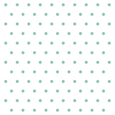 Paskalya desenli benekler. Yeşil ve beyaz benekli şablon arkaplan. Kusursuz kumaş dokusu. Vektör illüstrasyonu