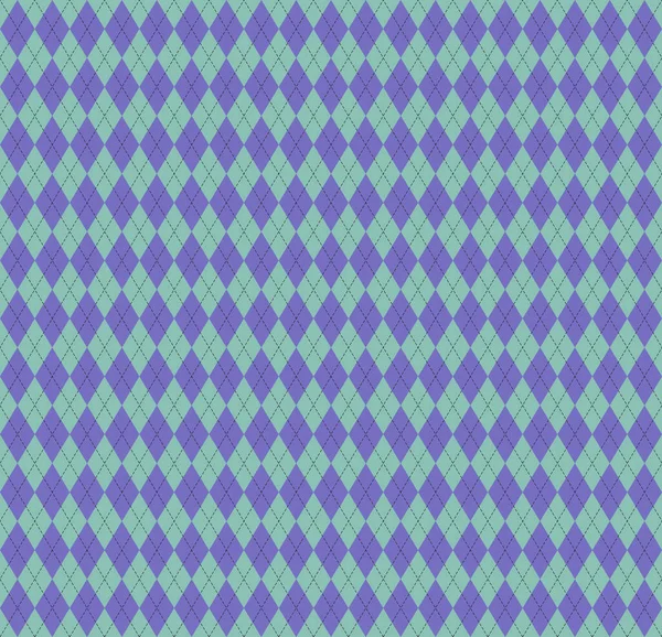 Plaid Pâques Argyle Modèle Écossais Losanges Verts Violets Cage Écossaise — Image vectorielle