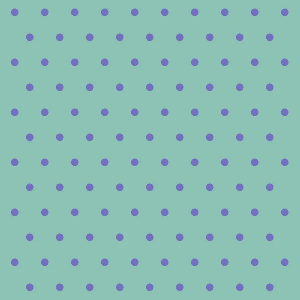 Paaspatroon Polka Stippen Template Achtergrond Groene Violette Stippen Naadloze Stofstructuur — Stockvector