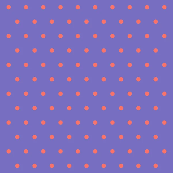 Paaspatroon Polka Stippen Template Achtergrond Violette Rode Stippen Naadloze Stofstructuur — Stockvector