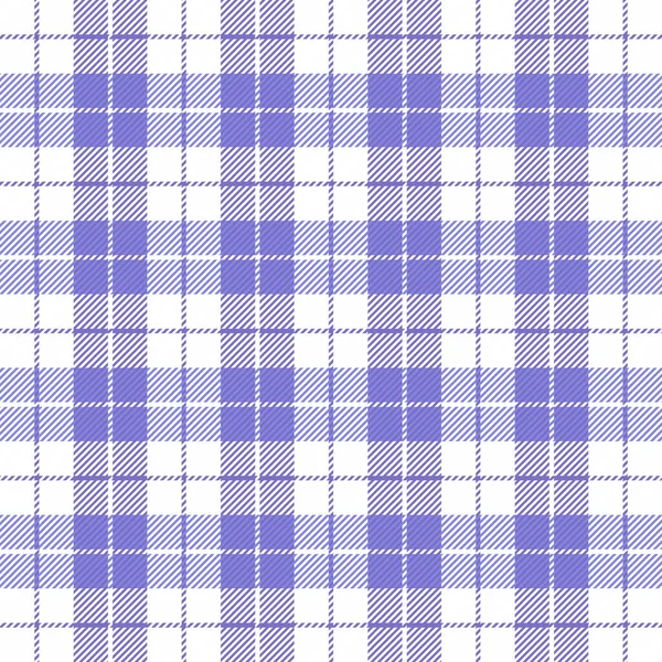 イースター タータンが演じた 紫と白のケージにスコットランドのパターン スコットランドの檻 スコットランドの伝統的なチェックの背景 シームレスな生地の質感 ベクターイラスト — ストックベクタ