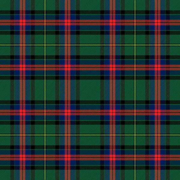 タータンが演じた 黒のケージにスコットランドのパターン スコットランドの檻 スコットランドの伝統的なチェックの背景 シームレスな生地の質感 ベクターイラスト — ストックベクタ