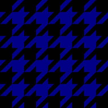 Kaz ayağı. Siyah ve Navi kafesinde karga ayağı deseni. Glen ekose. Houndstooth tartan tüvit. Köpek dişi. İskoç kontrollü arka planı. Kusursuz kumaş dokusu. Vektör illüstrasyonu