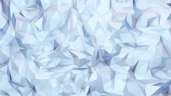 Soyut 3d render beyaz düşük Poli arka plan