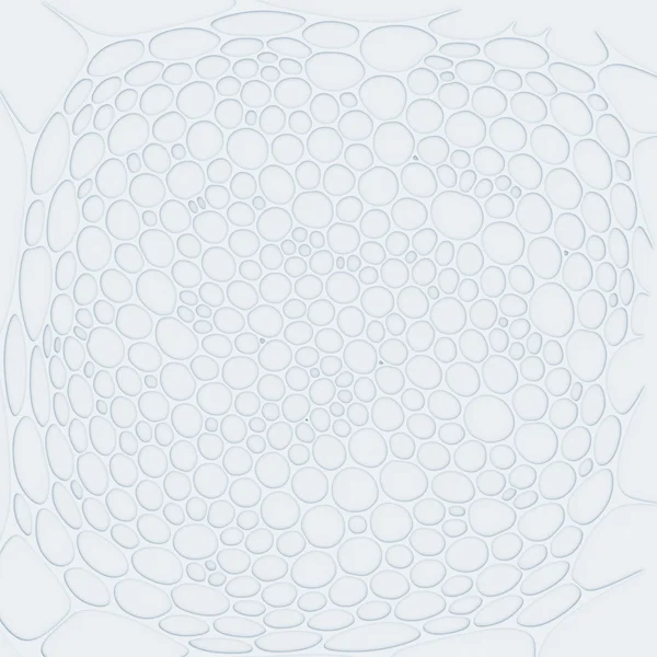 Вороной абстрактний білий візерунок на фоні. 3D візуалізація — стокове фото