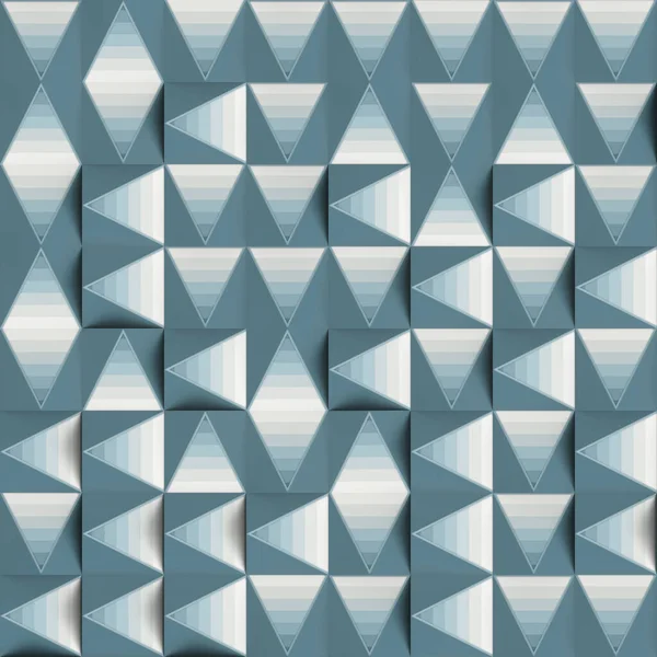 Trendy Colored Pattern Randomly Spaced Triangles Rendering Abstract Geometric Composition — Stock Photo, Image