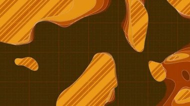 Kusursuz döngü animasyon tasarım şablonu. Topografik harita arkaplanı. 3d hazırlayıcı