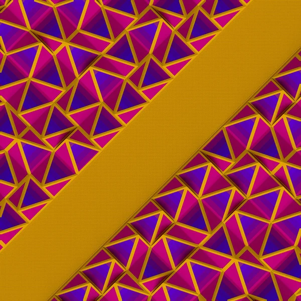テキストやロゴの代わりにランダムに配置された幾何学的図形の抽象パターン 3Dレンダリングカバーデザインマルチカラーの背景 ホリデーバナーテンプレート ミニマルアートイラスト — ストック写真