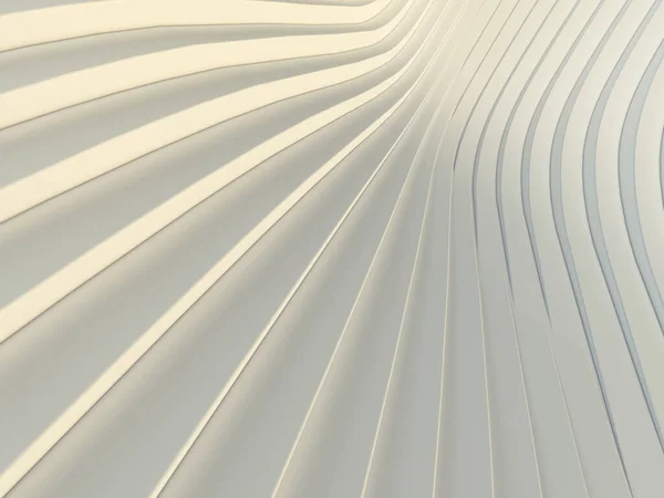 Wave Bend White Abstract Background Surface Modern Waves Lines Computer — Stock Photo, Image