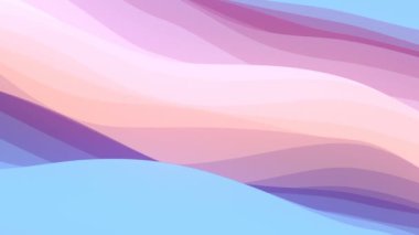 Renkli sıvı arkaplanlı 3d görüntüleme şablonu. HD kusursuz döngü canlandırması