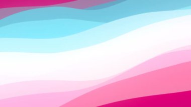 3d dinamik dalgalı arkaplan ve akış eğilimli gradyanlar döngü canlandırması