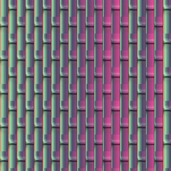 Abstrakt Digital Illustrasjon Avrundede Rektangulære Former Med Flerfarget Tekstur Moderne – stockfoto