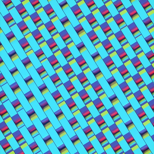 Geometrisk Bakgrunn Avrundede Rektangler Med Trendy Flerfarget Gradient Moderne Flatt – stockfoto