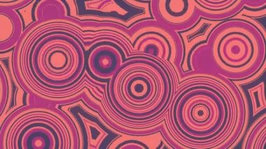 Çok renkli dalgalı hareket yüzeyi 3d pürüzsüz döngü animasyonu 4K UHD