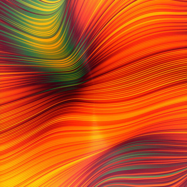Background Curving Multi Colored Wavy Wires Pattern Abstract Design Element — Stock Photo, Image