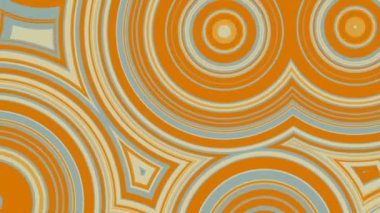 Hareket eden sanat dalgaları. 3d dijitalsiz döngü canlandırması HD