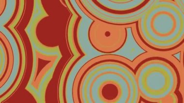 Radyo dalgaları desenli, 4K UHD çözünürlüklü modern döngü animasyonu