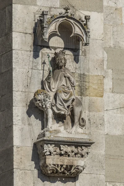 Figure at Dom St. Peter in Regensburg — Stock Photo, Image