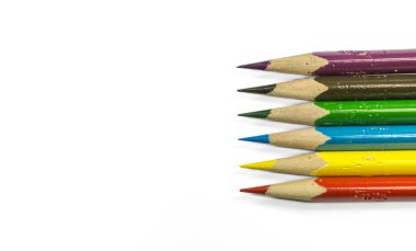 Keskin renkli ahşap kalem 