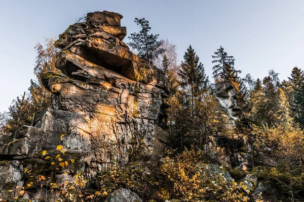 Rattenberg Bayern Germany November 2020 Містична Рок Група Кам Яна — стокове фото