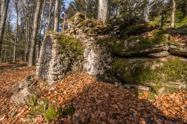 Deggendorf ve Regen yakınlarındaki Bavyera Ormanı 'nda Geisslinger Stein Koenigstein ve Hausstein yakınlarında Rusel ve Ruselabsatz' da harabe haline getirilmiş eski bir manastır inşa edildi.