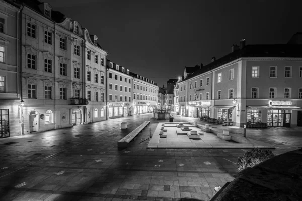 Regensburg Baviera Alemanha Novembro 2020 Vista Monumento Sinagoga Neupfarrplatz Inverno — Fotografia de Stock