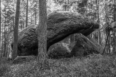 Antik çağlarda, Almanya 'nın Thürmansbang kenti yakınlarındaki Bavyera ormanında mağara ve çığır açan taş oluşumları ile megalitik kaya oluşumlarına dayandı.