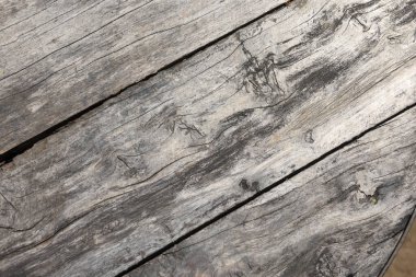 Eski, yıpranmış gri ahşap tahta soyut bir arka plan oluşturuyor. Doğal doku ve tahıl ayrıntıları nostaljik tarih ve basit zaman akışını çağrıştırıyor.