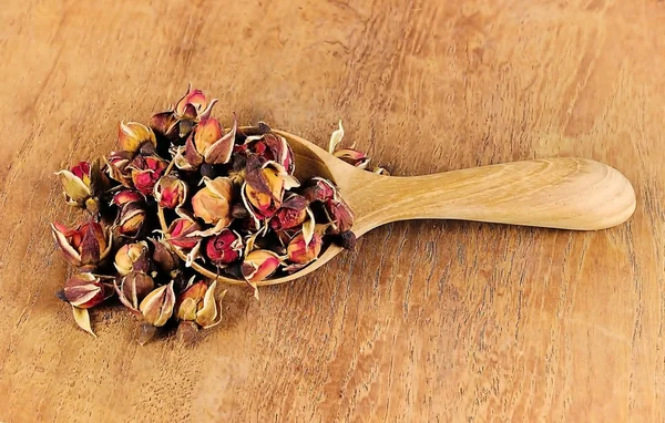 ahşap arka plan gül çayı