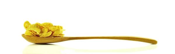 Cornflakes Getreide isoliert auf weißem Hintergrund — Stockfoto