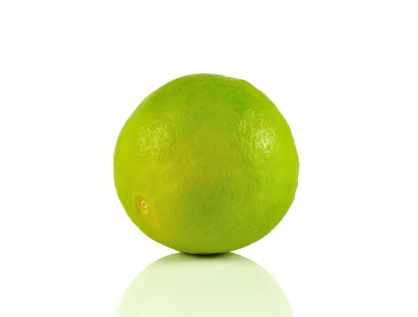 Lime close up isolated on white background — Stock Photo, Image