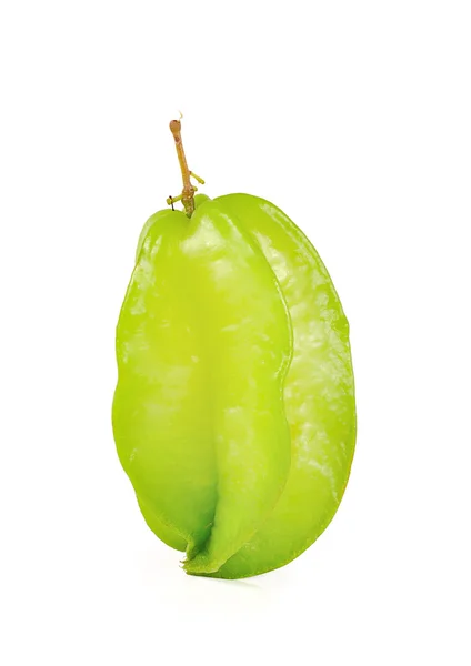 Star fruits close up isolated on white background — Stock Photo, Image