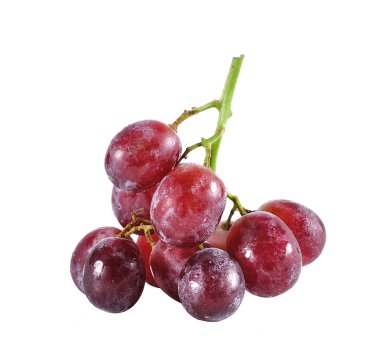 üzüm kapatmak kadar izole üzerinde beyaz arka plan