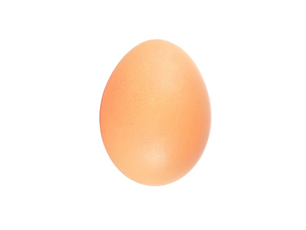 Eieren close-up geïsoleerd op witte achtergrond. — Stockfoto