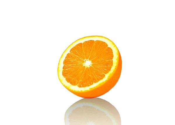 Naranja aislado sobre fondo blanco — Foto de Stock