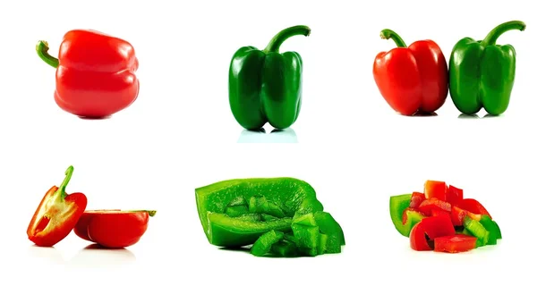 Pepper isolated on a white background — Stock Photo, Image