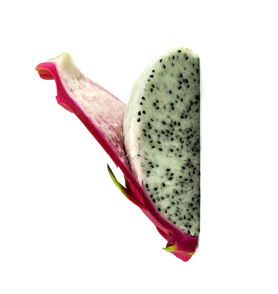 Dragon Fruit aislado sobre fondo blanco. — Foto de Stock