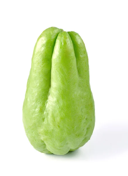 Chayote aislado sobre fondo blanco — Foto de Stock