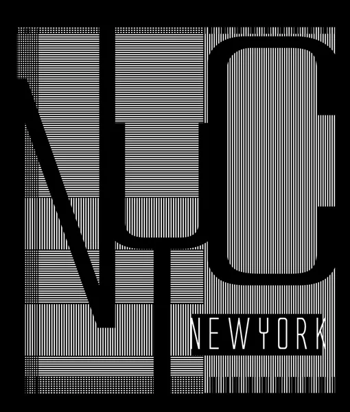 New york city typography, t-shirt graphics, vector Royalty Free Stock Vectors