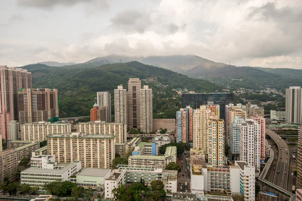 Hongkongin rakennukset — kuvapankkivalokuva